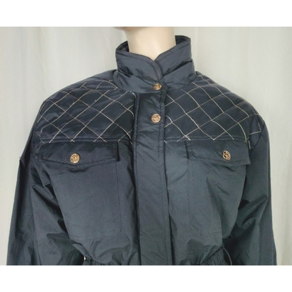 Snowroller ERICA Ski Suit Black Gold M Snowbunny Après-ski Snow suit one-piece - Picture 4 of 12